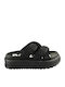 Flache Sandalen für Damen Flatforms in Schwarz Farbe