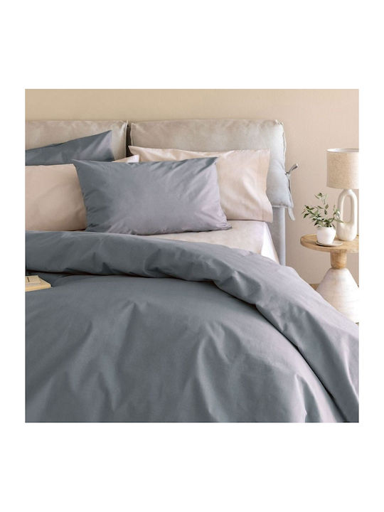Palamaiki Etoile Σεντόνι King Size με Λάστιχο 180x200+32εκ. Grey