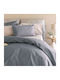 Palamaiki Etoile Σεντόνι King Size με Λάστιχο 180x200+32εκ. Grey