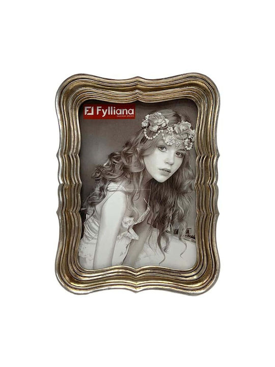 Fylliana Fl24999 Κορνίζα Πλαστική με Ασημί Πλαίσιο