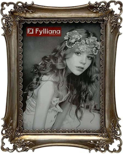 Fylliana Fl24779 Kunststoff Fotorahmen mit Silbernem Rahmen