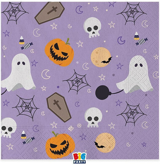 20 Napkins 33 X 33 Cm Happy Halloween