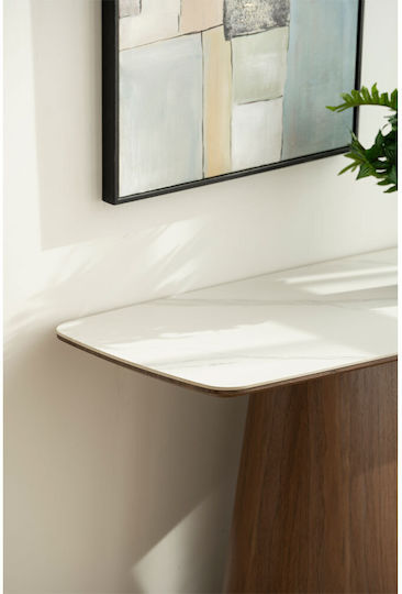 Totem Конзолна маса Walnut White Д120xШ50xВ76cm