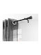 Douceur d'Intérieur Extendable Metal Single Curtain Pole Sablis Ø19 mm 120–210 cm Black