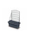 Prosperplast Planter Box Plastic Gray 580cm.