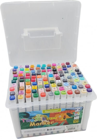 Zeichenmarker Doppelseitig Set 100Stück