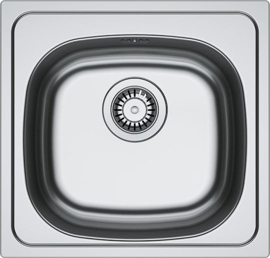 Franke Spark Skn 610-37 101.0713.862 Drop-In Sink Inox Satin W45.5xD43.5cm Silver
