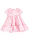 -cute Poplin Dress Baby Girls-37e900 Children's Dress Pink