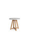 Auxiliary Garden and Terrace Table for Small Spaces White 70x70x75cm
