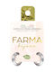Farma Bijoux Σκουλαρίκια Κρίκοι με Πέτρες