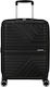 American Tourister Βαλίτσα Ταξιδίου Καμπίνας Σκληρή Shadow Black με 4 Ρόδες Ύψους 55εκ.