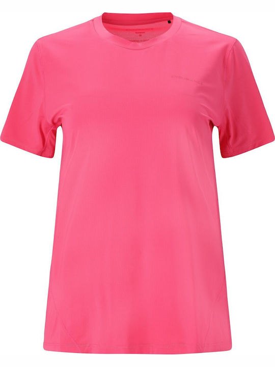 Damen T-Shirt Schnell trocknend Fandango Pink