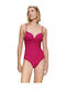 Summer Twist Owp One-Piece Swimsuit Fuchsia