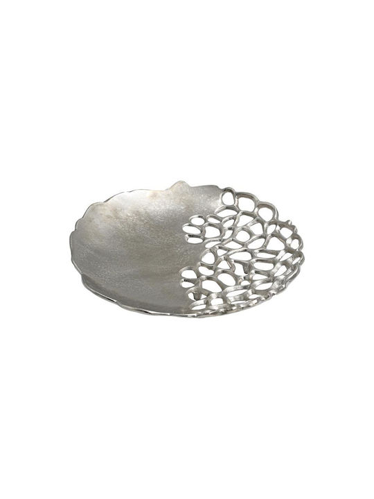 Метална декоративна табла Fylliana Fl8847 сребрист цвят 33x33x5см