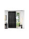 Douceur d'Intérieur Curtain with Grommet Black 140x240cm