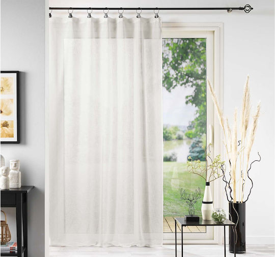 Douceur d'Intérieur Curtain with Grommet White 140x240cm