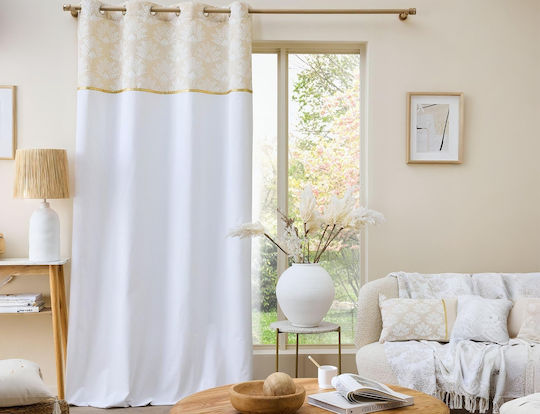 Douceur d'Intérieur Перде с Копчета Majestia Бяло 140x240см