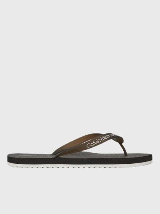 Calvin Klein Slapi Bărbați Flip Flops Negri