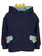 Kids Sweatshirt Cardigan Navy Blue