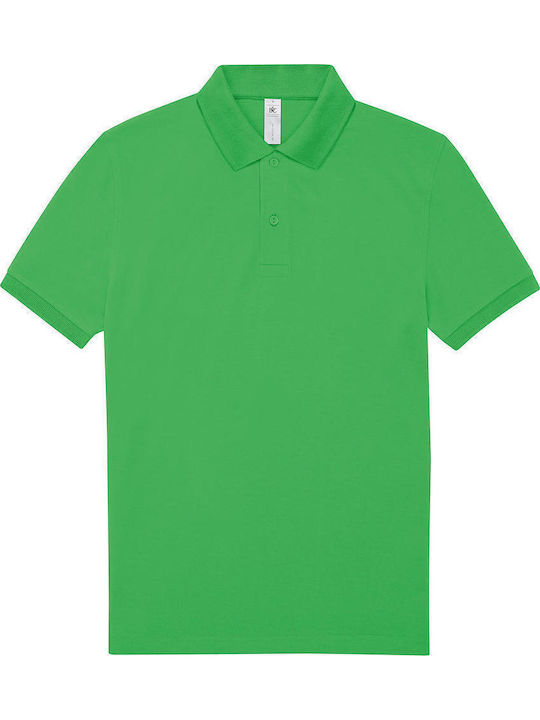 B&C Men's Promotional Polo T-Shirt Apple Green