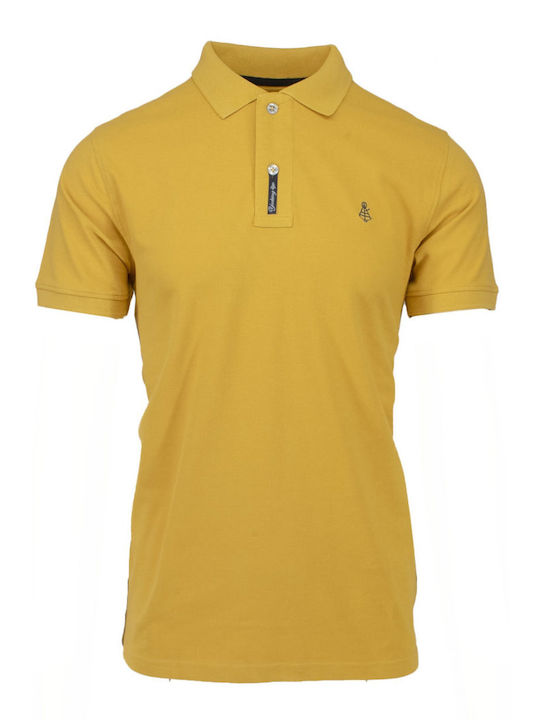 Explorer Polo Μπλούζα Κοντομάνικη Μουσταρδί