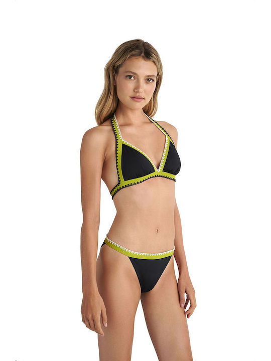Blu4u Bikini Τριγωνάκι B Cup Μαύρο