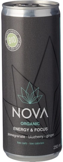Energy-drink Pomegranate Blueberry Ginger Nova Organic Energy 250ml