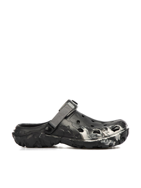 Body Action All Terrain Men's Clogs Black