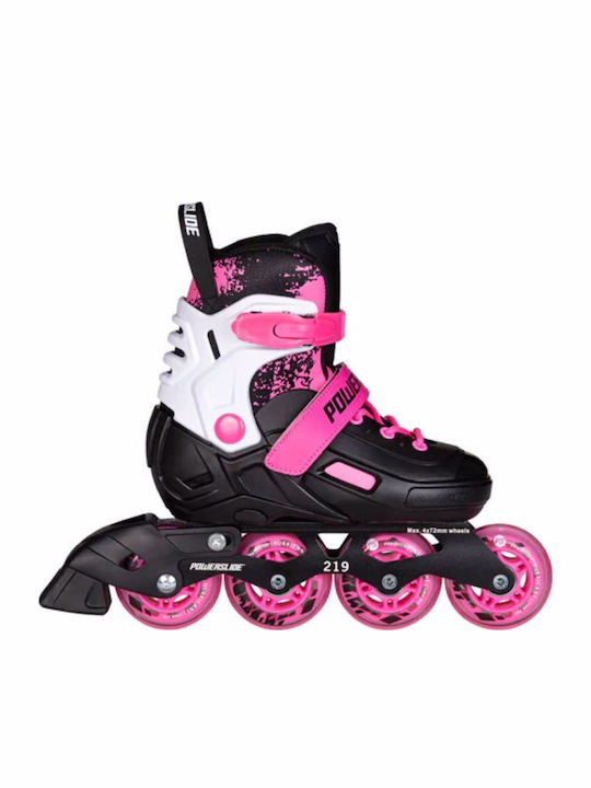 Powerslide Khaan Inline Αυξομειούμενα Rollers Ροζ Ενηλίκων/Παιδικά