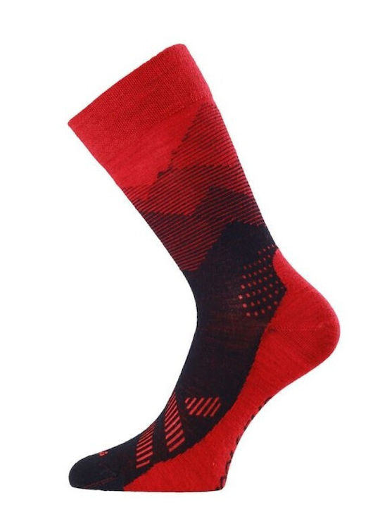 Lasting Woolen Damen Thermo Socken Rote