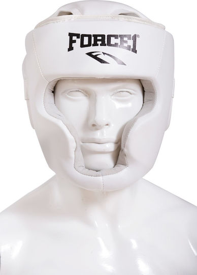 Force1 Boxhelm Erwachsene Volles Gesicht Weiß
