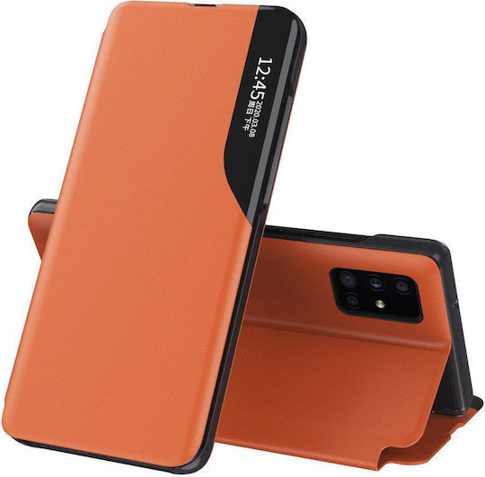 Techsuit Efold Brieftasche Gehärtetes Glas Orange (Poco X7 Pro)