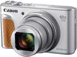 Canon PowerShot SX740 HS Lite Edition 20.3MP Full HD (1080p) Οπτικό Ζουμ 40x Ασημί Canon PowerShot SX740 HS Lite Edition 20.3MP Full HD (1080p) Οπτικό Ζουμ 40x Ασημί