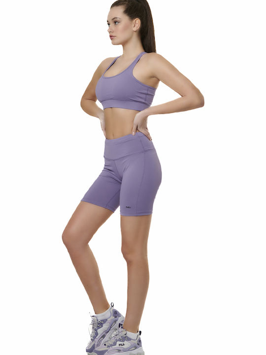 Body Action Women's Bike Training Legging Purple