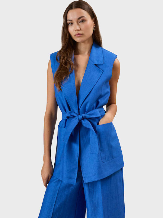 Souvenir Γυναικείο Σακάκι Royal Blue