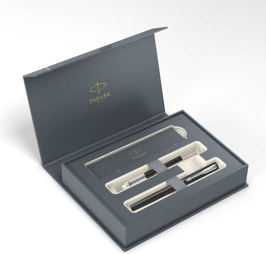 Parker Vector Xl Black Ct Set Fountain Pen Free Converter 3026981336171 Nibs Fine