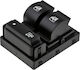 NTY Car Window Switch for Citroen Jumper Fiat Ducato Peugeot Boxer Black