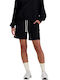 Ws41508-bk New Balance Athletics French Terry Short Black Color