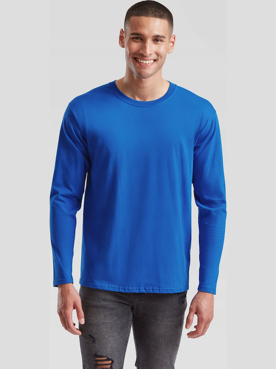 Men's Iconic 195 Ringspun Premium D R Royal Blue T-shirt Size 2xl