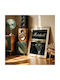 Music Poster Marshall Speaker Pst25176 21cm X 30cm Μαύρο Ξύλινο Κάδρο