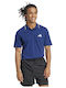 Essentials Pique Polo Athletic T-Shirt Blue