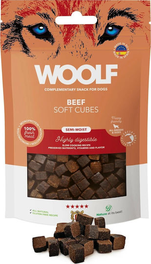 Woolf Soft Cubes Beef Monoprotein Przysmak Dla Psa 100g