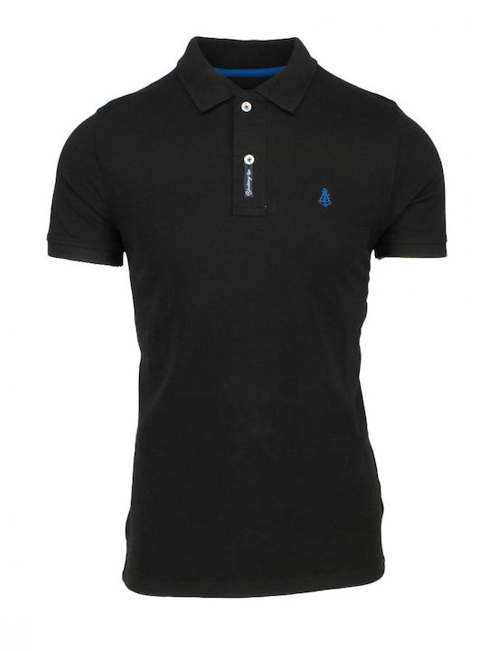Explorer Polo Μπλούζα Κοντομάνικη Μαυρο