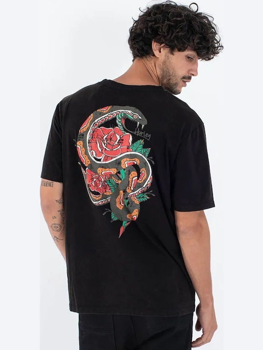 Hurley T-shirt Μαύρο