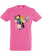 Παιδικό T-shirt Pink Minecraft Characters Ready To Take Action 7079805