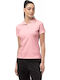 Damen Sportlich Polo Bluse Rosa