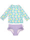Zoocchini Kids Swimwear Swimwear Set Turquoise