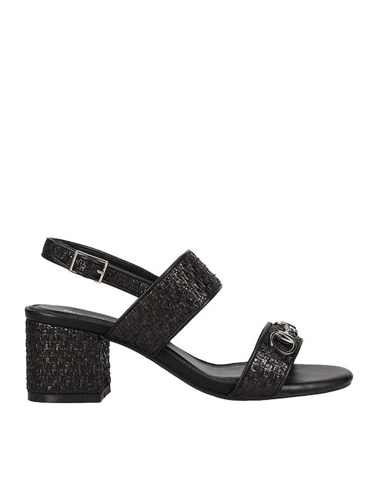 Migato Fabric Sandals Black