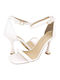 Sandra Leather Sandals White