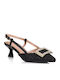 Pumps mit Riemchen Schwarz